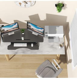 Techly 366877 Nakładka pod laptopa do pracy na stojąco z amortyzatorem