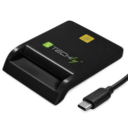 Techly Czytnik kart Smart Card USB-C