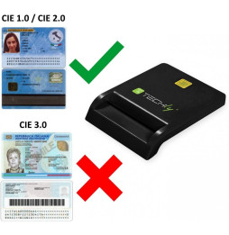 Techly Czytnik kart Smart Card USB-C