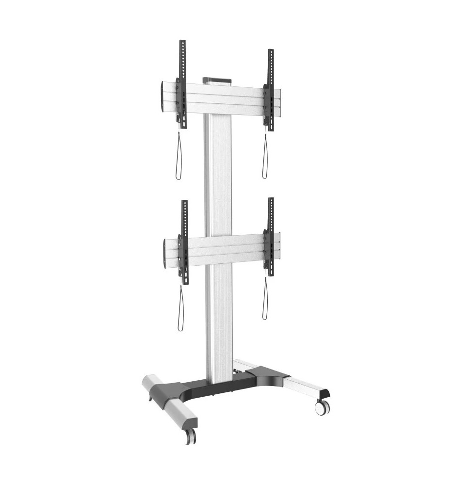 Techly ICA-TR2VW – mobilny stojak na 2 telewizory 32–60"