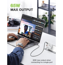 Ładowarka USB-C Techly 65 W Power Delivery - zasilanie laptopa podczas pracy