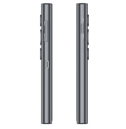 Techly ITC-LASER95PR – widoki boczne z portem ładowania USB-C, przyciskami Tab/Enter i przełącznikiem ON/OFF