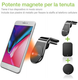 Techly 362701 Uchwyt magnetyczny do telefonu samochodowy