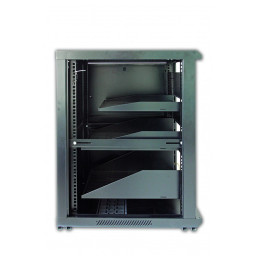 Techly Szafa Rack 19 15U 600x600 Audio/Video stojąca czarna
