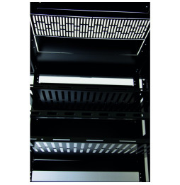 Techly Szafa Rack 19 15U 600x600 Audio/Video stojąca czarna