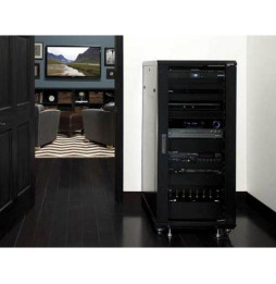 Techly Szafa Rack 19 15U 600x600 Audio/Video stojąca czarna