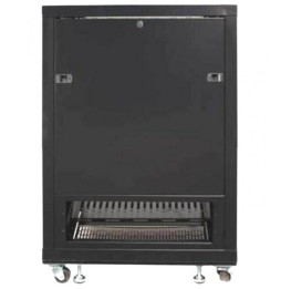 Techly Szafa Rack 19 15U 600x600 Audio/Video stojąca czarna