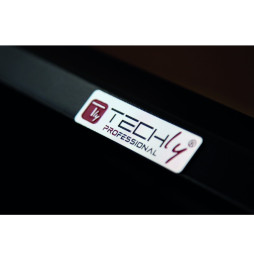 Techly Szafa Rack 19 15U 600x600 Audio/Video stojąca czarna