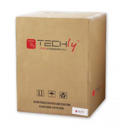 Techly Szafa Rack 19 15U 600x600 Audio/Video stojąca czarna