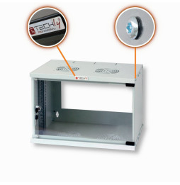 Techly Szafa wisząca 9U 60/45 eco