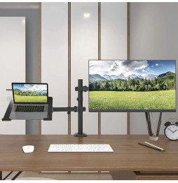 Techly Ramię biurko lcd 13-32 +laptop