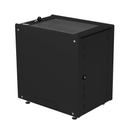 Szafa stojąca/wisząca Rack 19" 8U 540x600, drzwi perforowane, do baterii fotowoltaicznych, czarna