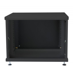 Szafa stojąca/wisząca Rack 19" 8U 540x600, drzwi perforowane, do baterii fotowoltaicznych, czarna