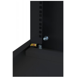 Szafa stojąca/wisząca Rack 19" 8U 540x600, drzwi perforowane, do baterii fotowoltaicznych, czarna