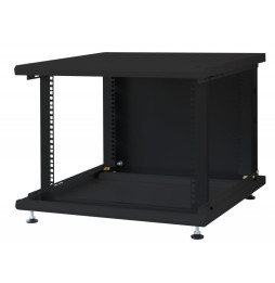 Szafa stojąca/wisząca Rack 19" 8U 540x600, drzwi perforowane, do baterii fotowoltaicznych, czarna