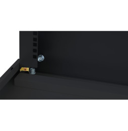 Szafa stojąca/wisząca Rack 19" 8U 540x600, drzwi perforowane, do baterii fotowoltaicznych, czarna