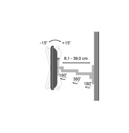 Techly 301481 Wieszak TV 13-30" ścienny obrotowy - B2B Netinet
