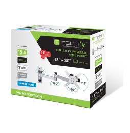 Techly 301481 Wieszak TV 13-30" ścienny obrotowy - B2B Netinet