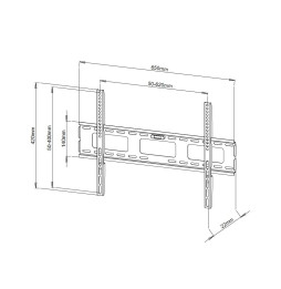 Techly 301320 Wieszak TV 40-65" ścienny slim - B2B Netinet