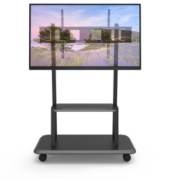 Techly Stojak do telewizora 55-120" na kółkach 1x półka