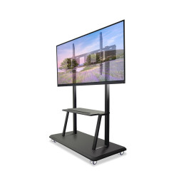 Techly Stojak do telewizora 55-120" na kółkach 1x półka