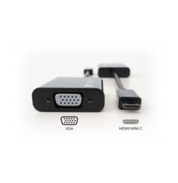 Techly Adapter HDMI Mini-C na VGA M/F