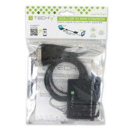 Techly Adapter HDMI na SVGA+USB
