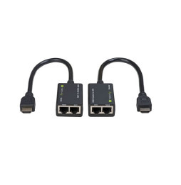 Techly Wzmacniacz Extender HDMI 1080p60Hz do 30m po skrętce Kat5e/6