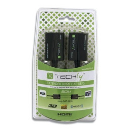 Techly Wzmacniacz Extender HDMI 1080p60Hz do 30m po skrętce Kat5e/6