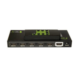 Techly 020713 Switch 5x1 HDMI 4K*30Hz z pilotem IR