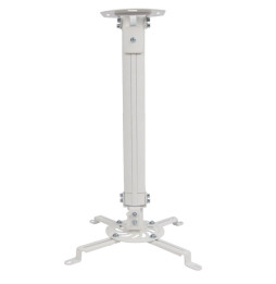 Techly Ramię do projektora sufitowe 38-58cm srebrne