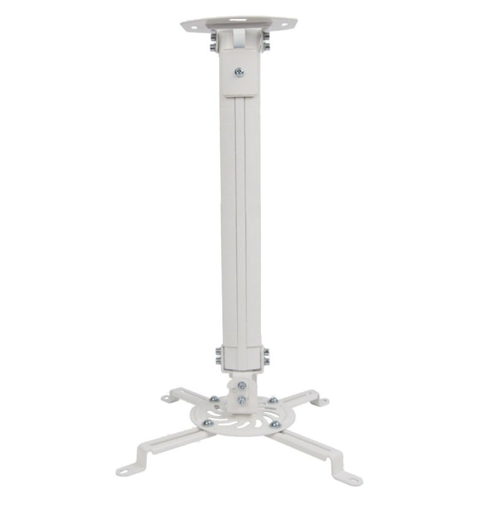 Techly Ramię do projektora sufitowe 38-58cm srebrne