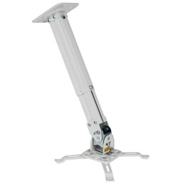 Techly Ramię do projektora sufitowe 38-58cm srebrne
