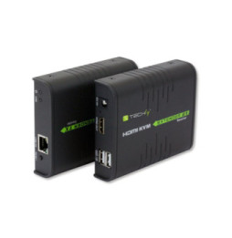 Techly Wzmacniacz Extender KVM HDMI/USB 1080p60Hz do 120m po skrętce Kat6