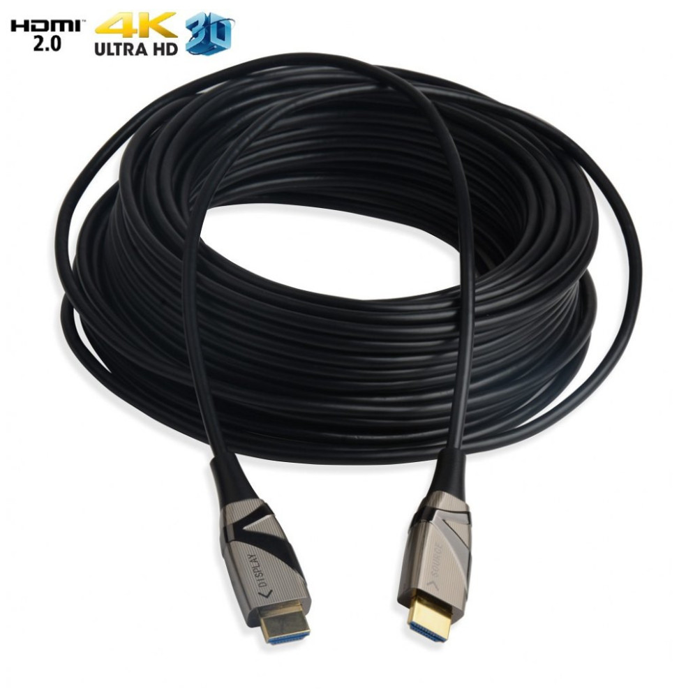 Techly Kabel HDMI na HDMI 2.0 optyczny 4K M/M 10m