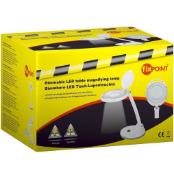 Lupa stojąca 100mm 1,7x podświetlenie LED 80-400lm
