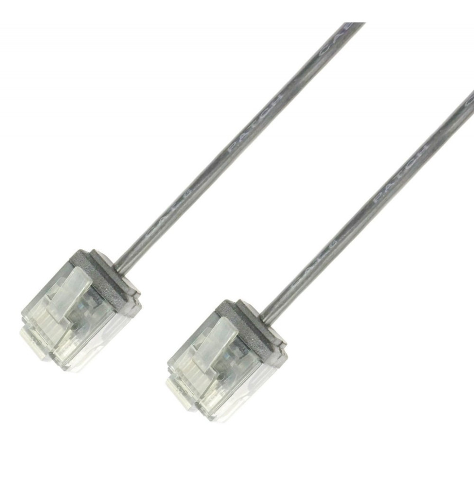 Techly Patchcord utp 2M C6 slim szary