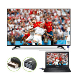 Techly Adapter DisplayPort 1.2 na VGA M/F