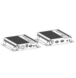 Techly Wzmacniacz Extender HDMI 2.0 4K60Hz do 70m po skrętce Kat6 IR kaskadowy
