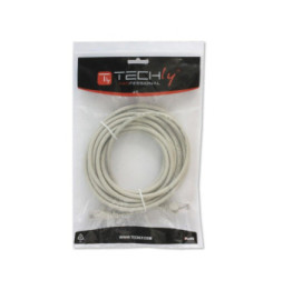 Techly Patchcord utp 10M C6 cca szary
