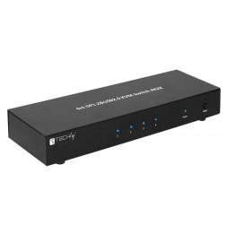 Techly 101935 Przełącznik KVM 4x1 DisplayPort/USB 4K