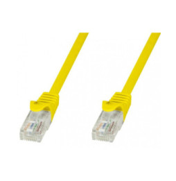 Techly Patchcord utp 1,5M C5 cca zółt