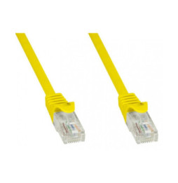 Techly Patchcord utp 10M C5 cca żółty
