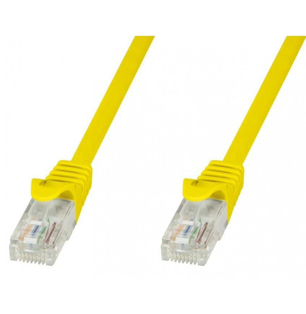 Techly Patchcord utp 3M C5 cca żółty
