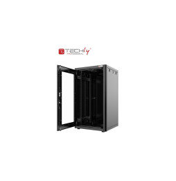 Techly Szafa stojąca rack 19 32U 600x800 drzwi szklane