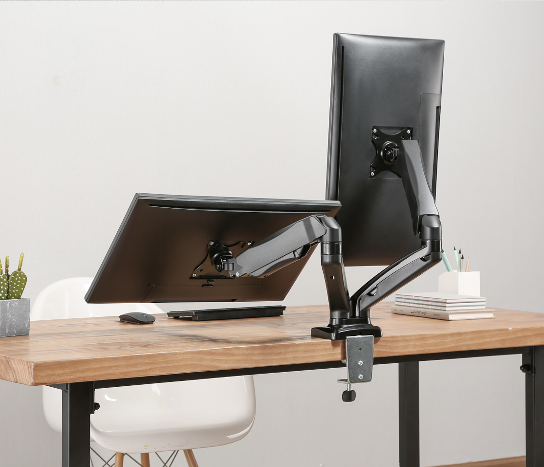 Ramię do monitora na sprężynie gazowej – komfort i ergonomia